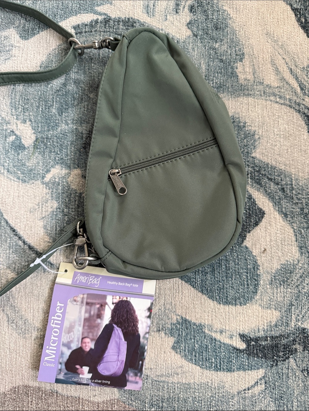 Ameribag Olive Green Crossbody Sling Bag